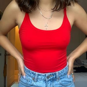 Aritizia Red Tank Top size XS